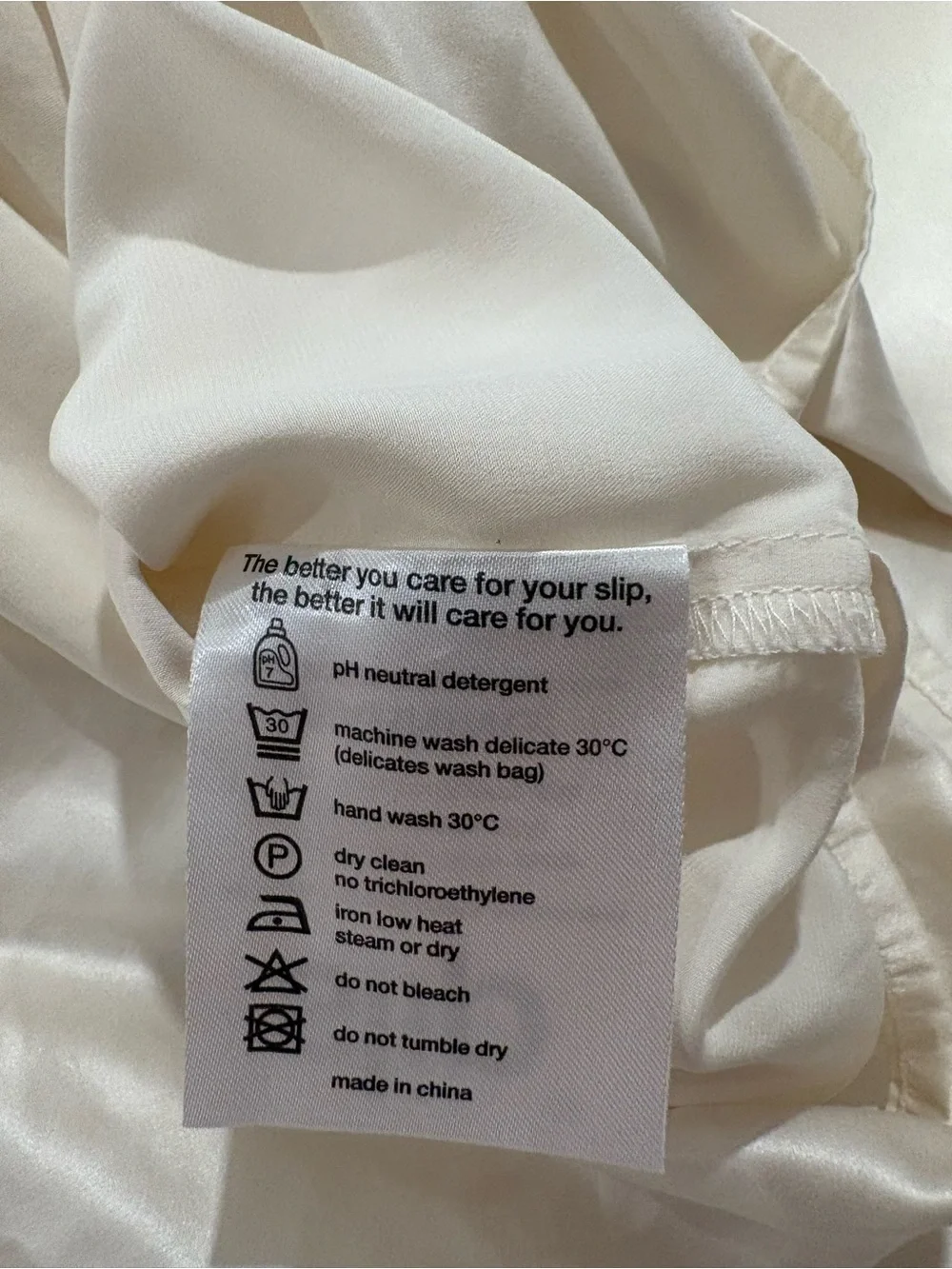 slip smooth pure